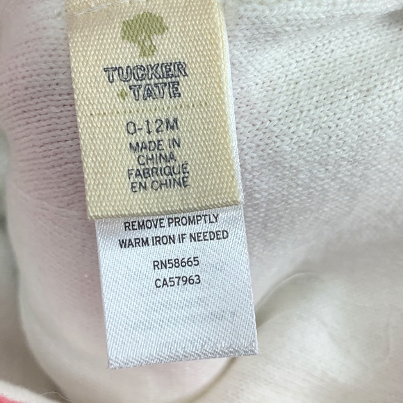 Tucker + Tate Heart Print Pompom Knit Earflap Bean - Picture 6 of 7